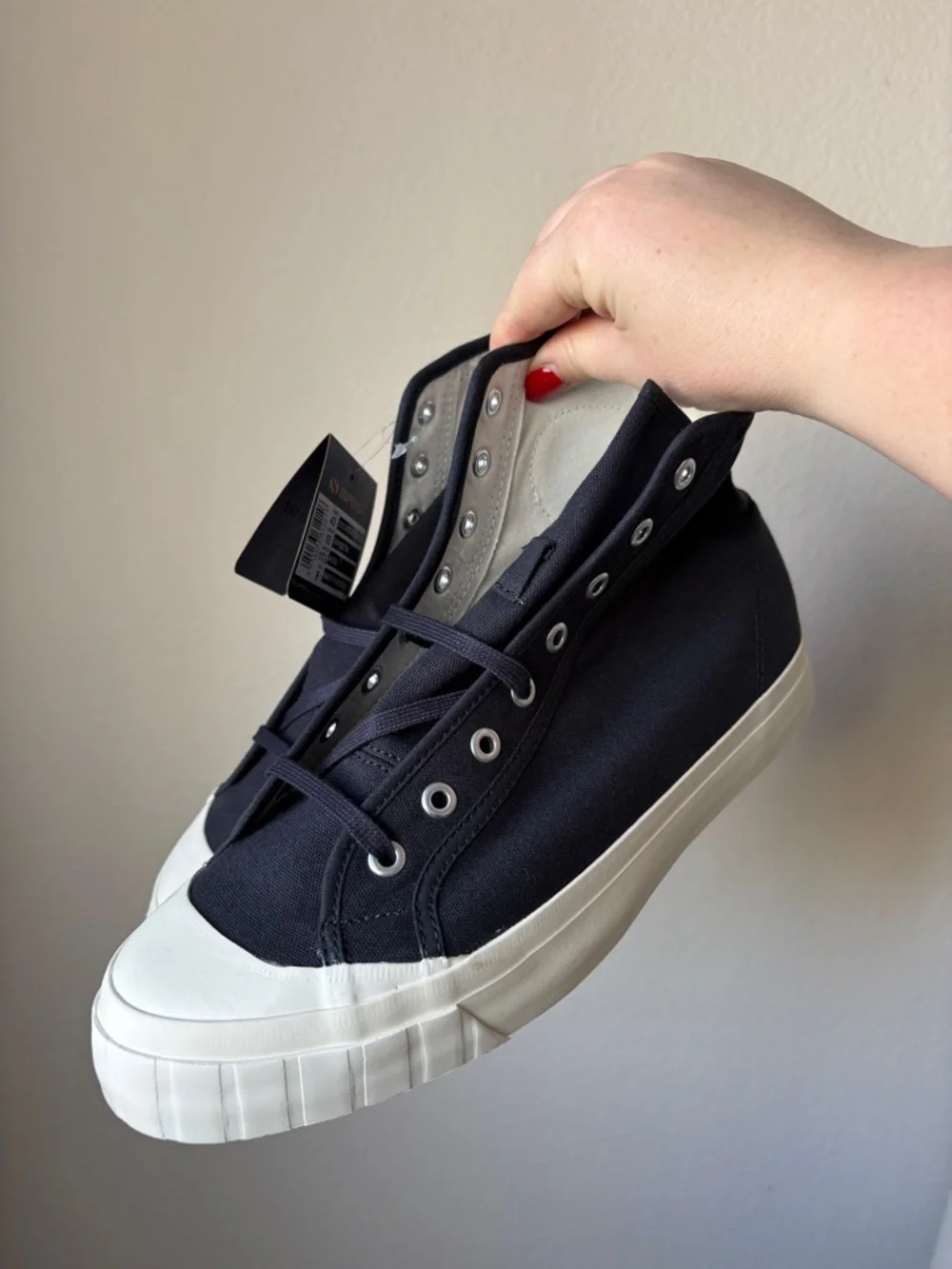 Superga 3192 Campionato Basket sneakers in blue, size 10 M